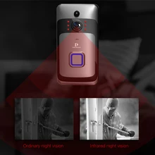 Pripaso 720P Wifi дверной звонок камера Смарт 1MP дверной звонок Camara домашняя сигнализация беспроводная камера безопасности s Двусторонняя аудио батарея дверной Звонок Pripaso 720P Wifi дверной звонок камера Смарт 1MP дверной звонок Camara домашняя сигнализация беспроводная камера безопасности s Двусторонняя аудио батарея дверной Звонок
