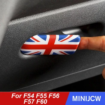 

Car Styling Glove Box Handle Switch Sticker Cover Case Decor For Mini Cooper S JCW One Clubman F54 F55 F56 F57 F60 Accessories