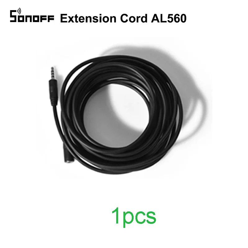 1 pcs Удлинитель SONOFF AL560, совместимый с Si7021/AM2301/DS18B20 5 м Удлинительный кабель максимальная длина 60 м, официальная Гарантированная точность - Комплект: 1 pcs