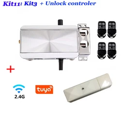 Serrure de porte connectée Tuya eWelink, avec télécommande, wi fi, Bluetooth, 433mhz 