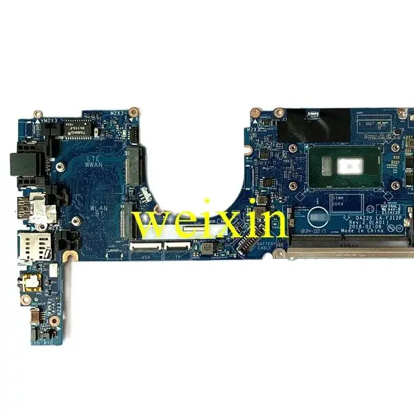 

Материнская плата для ноутбука Dell latitude 7290 7390 SR3LB I5-8250U DP/N A178E3 LA-F312P DDR4 100%