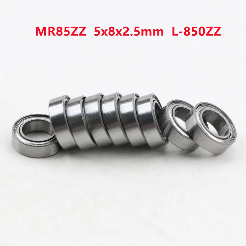 100 pcs 5x8x2.5 mm MR85ZZ  5*8*2.5  Metal Shielded Ball Bearing Bearings 