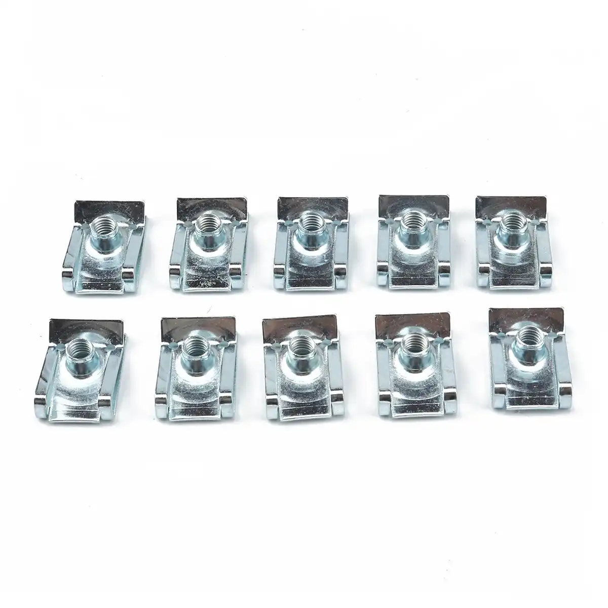 20pcs M4 M5 M6 Spring Clamp Chimney U-Nut Quick Clip Fastener Assorted Kit US