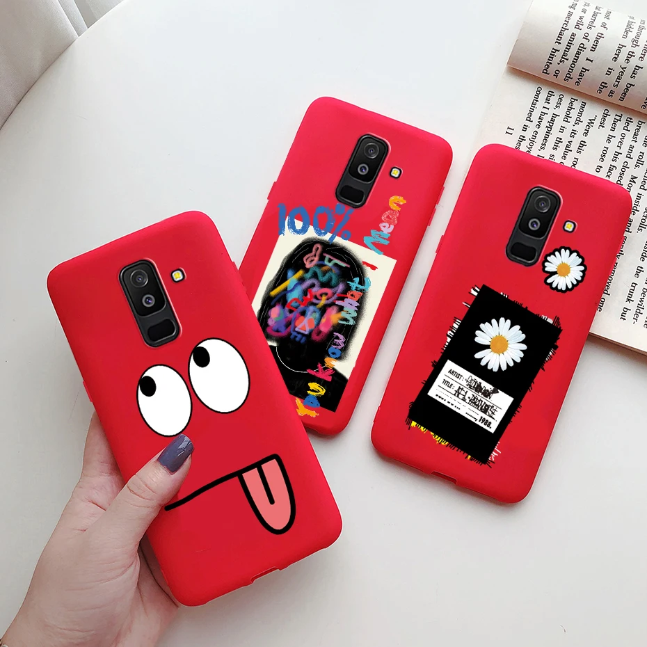 Чехол для Samsung Galaxy J8 2018 j810 j810f sm-j810f силиконовая Мягкая задняя крышка из ТПУ чехол J 8