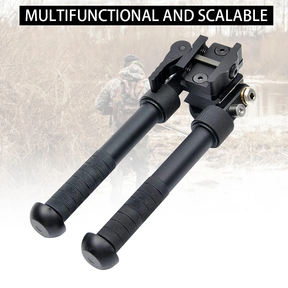 Montura única para cámara V8, trípode giratorio de 360 grados, Junta ajustable Bipod, soporte Weaver Picatinny para accesorios al aire libre