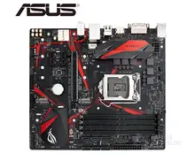 Asus rog strix b250g gaming placa-mãe de mesa para inte lga 1151 ddr4 64 gb usb2.0 usb3.0 b250 placas usadas em vendas(China)