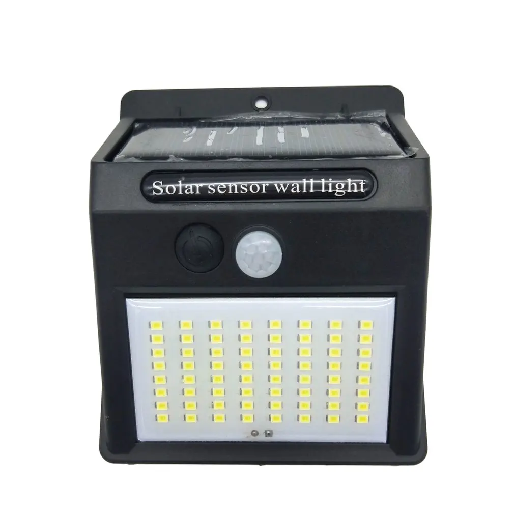 

100 LEDs Solar Light Outdoor Solar Lamp PIR Motion Sensor Wall Light Waterproof Solar Powered Sunlight for Garden Decoration
