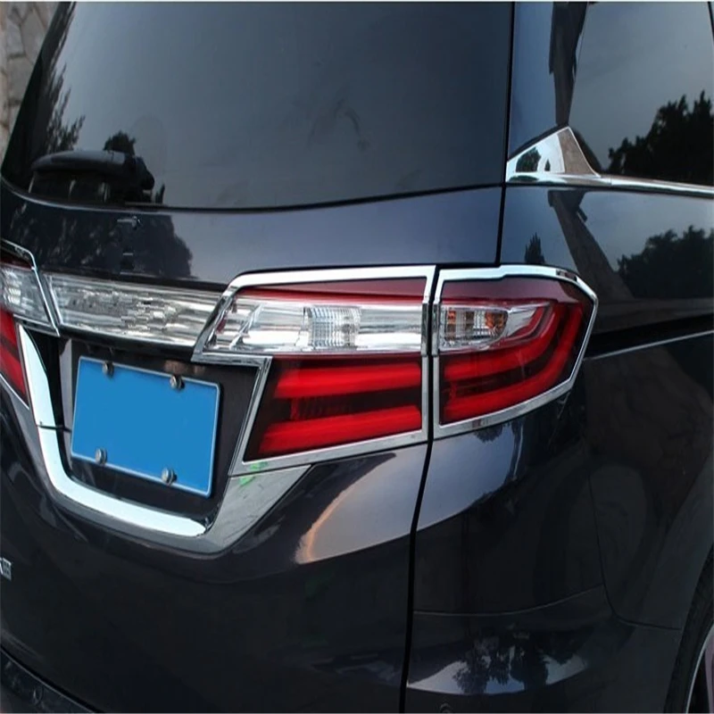 WELKINRY Автомобильная крышка для Honda Odyssey RC1 RC2 2013 2014 2015 2016 2017 ABS Хромированная задняя