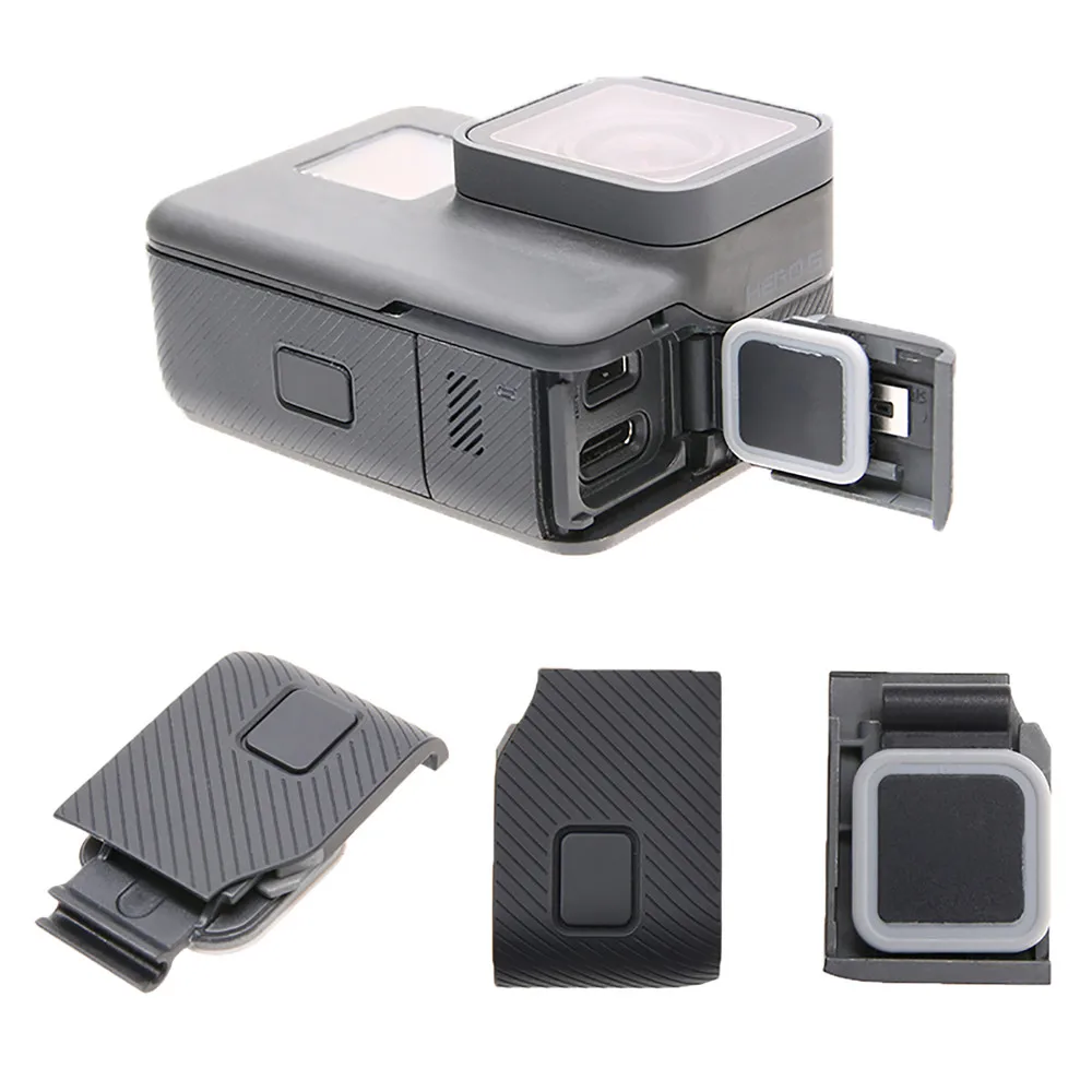 Водонепроницаемая Боковая дверь USB HDMI порт зарядный крышка запасная часть для GoPro