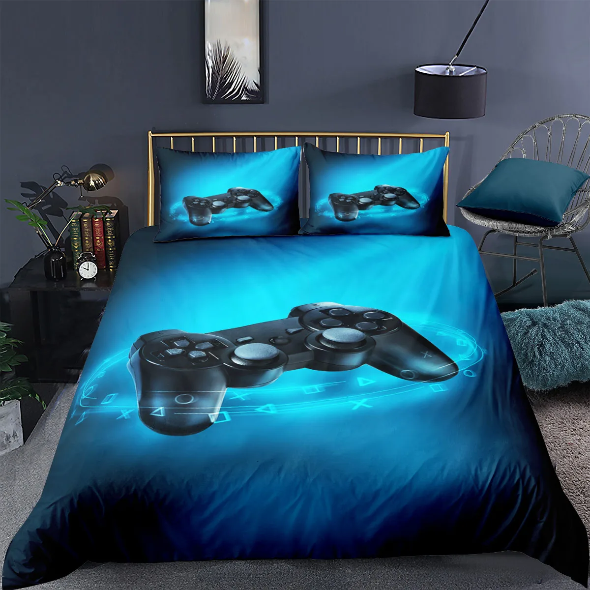  е Bettwasche Ʈ 3D Gedruckt Duvet Ʈ Abdeckung Kissenbezug 2/3 Pcs Schwarz Home Textilien Einzigen Twin Doppel konigen