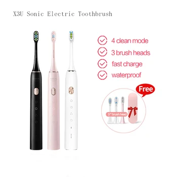 

Global Version Soocas X3U Sonic Electric Toothbrush Upgraded Adult Waterproof Ultrasonic automatic Toothbrush USB Rechargeable