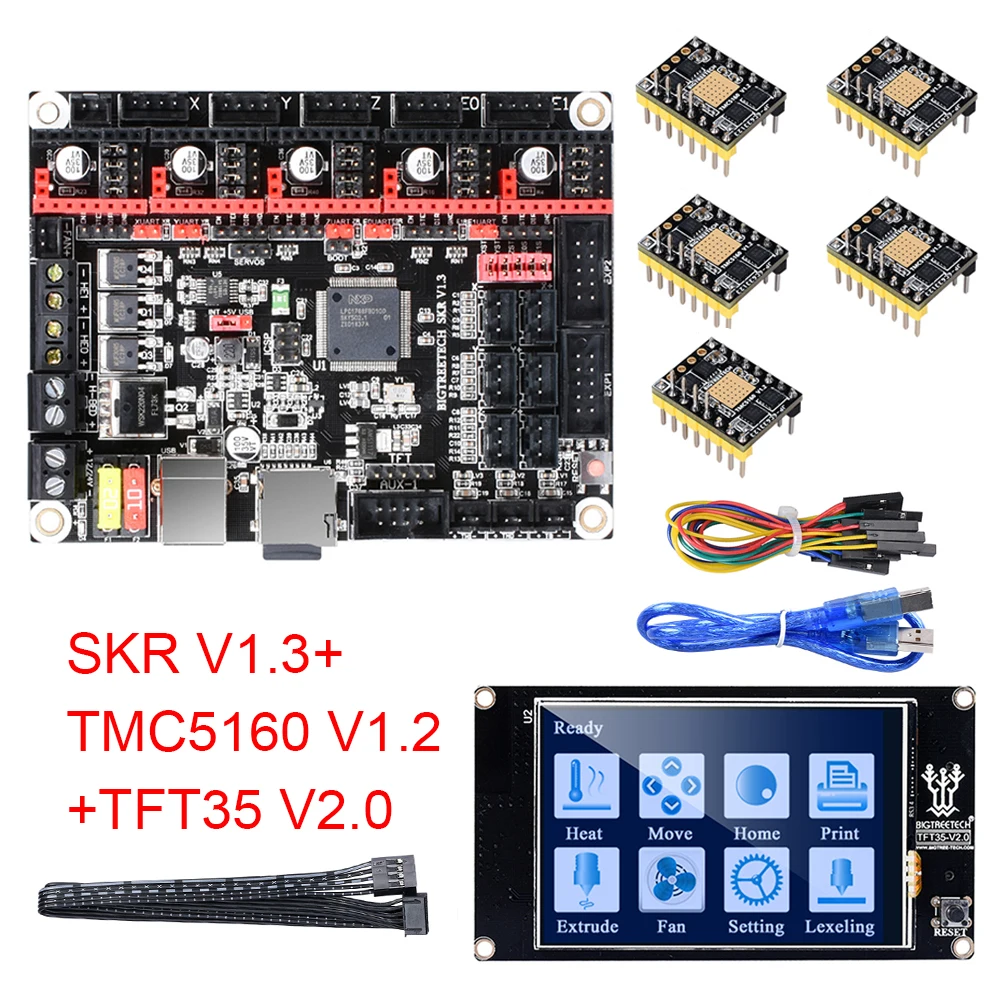 #^Special Price BIGTREETECH SKR V1.3 Controller Board 32Bit+TMC5160 V1.2 Driver+TFT35 V2.0 3D Printer Parts Reprap MKS GEN L VS TMC2208 TMC2130 #^Special Price BIGTREETECH SKR V1.3 Controller Board 32Bit+TMC5160 V1.2 Driver+TFT35 V2.0 3D Printer Parts Reprap MKS GEN L VS TMC2208 TMC2130