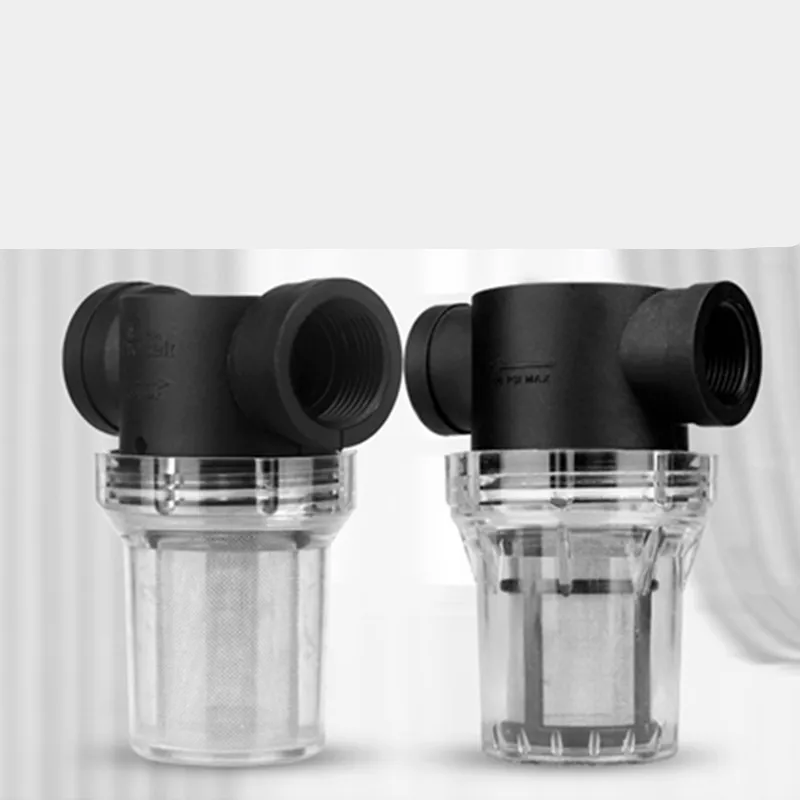 

180/380 Microns Garden Pond Inline Mesh Strainer Water Pump Filter Irrigation High Flow Pipeline Filter kitchen faucet Accessory