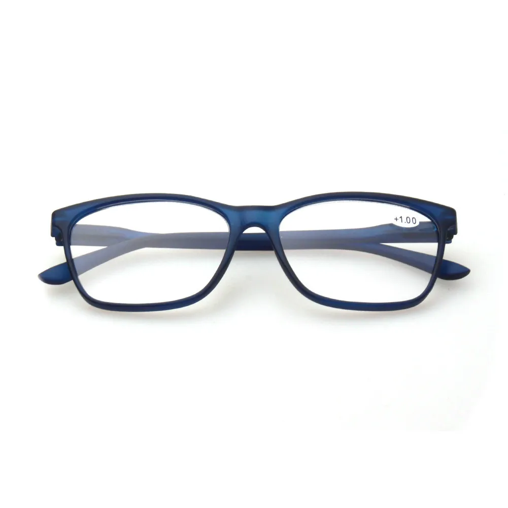 Stylish Rectangular Reading Glasses Hinged Reading Glasses for Men and Women,Diopter 0.5 1.75 2.0 4.0 ... Lens Width