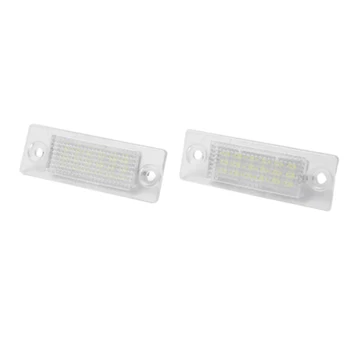 

2X Car Led License Plate Light For-VW Golf Passat Caddy 3B5943021 3B5998026