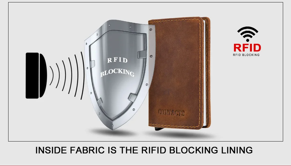 Rfid держатель для карт, мужские кошельки, сумка для денег, Мужской винтажный черный короткий кошелек, маленькие кожаные тонкие кошельки, мини-кошельки, тонкие кошельки