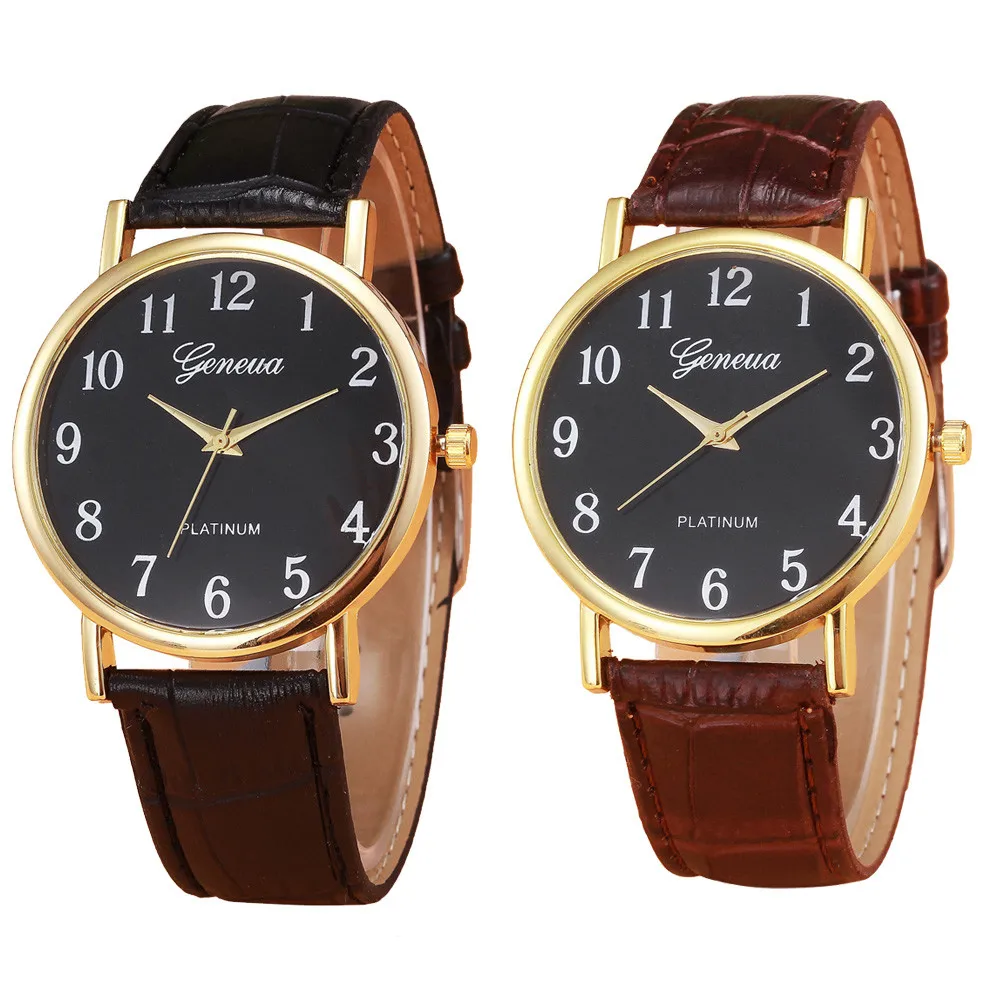 Elegant Male Classic Watches Analog Luxury Sports Leather Strap Quartz Watch Mens Top Brand Wrist Watch Relogio Feminino