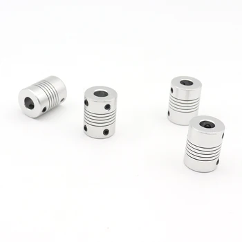 

4pcs 6x6 6mm D19L25 Aluminum Alloy Z Axis Flexible Coupling For Stepper Motor Coupler Shaft Couplings 3D Printer Parts Accessory