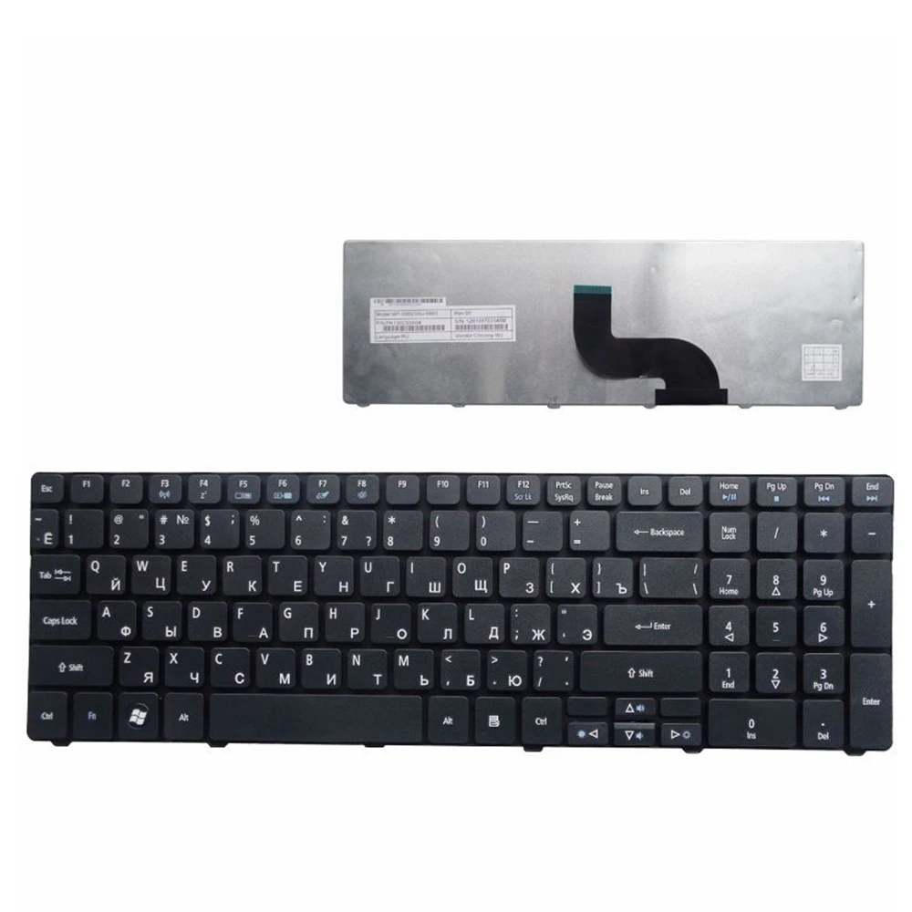

Russian laptop Keyboard for Acer Aspire 90.4HV07.S0R V104730DS3 RU 9Z.N1H82.C0R PK130C92A04 AEZR7700010 NSK-ALC0R KB.I170A.164