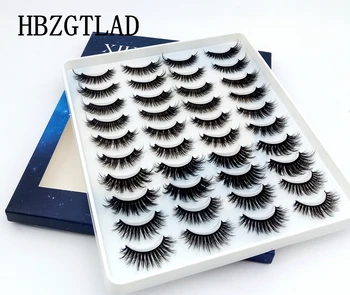 

NEW 20pairs natural false eyelashes fake lashes long makeup 3d mink Dramatic Volume eyelashes extension mink eyelashes maquiagem
