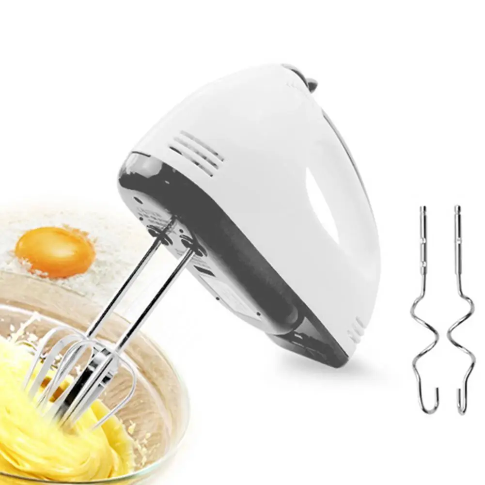 Multifunctional Electric Food Mixer 7-Speed Handheld Egg Beater Whisk Kitchen-Food Processor Home Baking Cooking Tool | Дом и сад