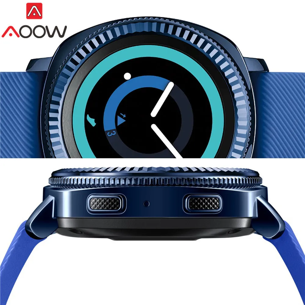 Ободок кольцо Стайлинг для samsung Galaxy Watch 42 мм/Шестерня Спорт клеющаяся крышка против царапин защита из нержавеющей стали аксессуары
