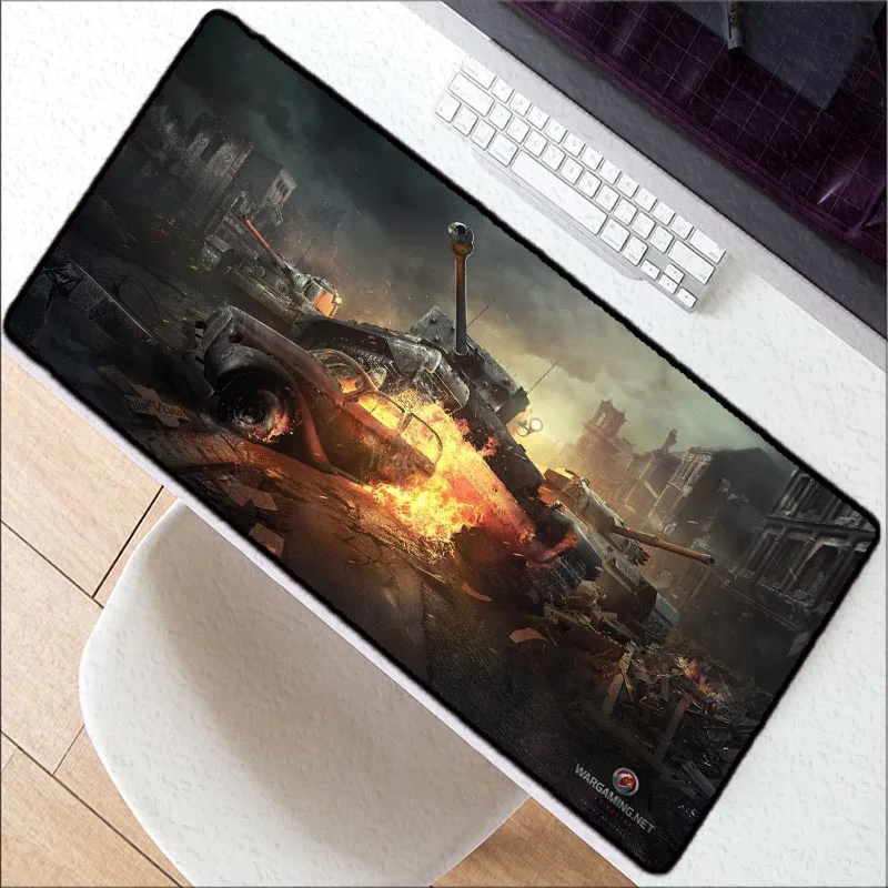 Mairuige 90x40см 30x80 см Коврик для мыши с изображением World of Tanks Notbook компьютер