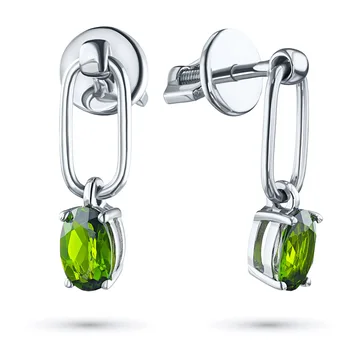 

Pusety of silver with chrome diopside e0605ps04202572