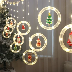 LED Holiday Light Decoration Lamp Decor Garland New Year Decor String Fairy Lights For Christmas Santa Decoration Accessories