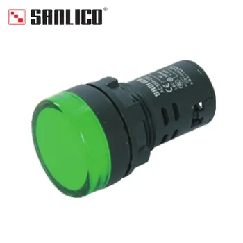 

LED energy-saving electronic panel mount power indicator pilot signal lamp installation aperture diameter 22mm AD58B-223D