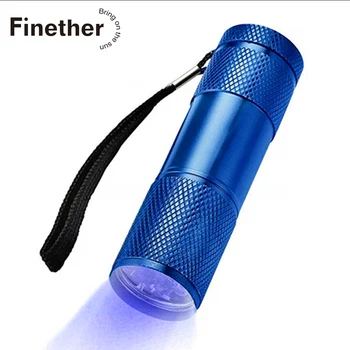 

9 LED UV Flashlight Ultraviolet Invisible Ink Marker Detection Torch