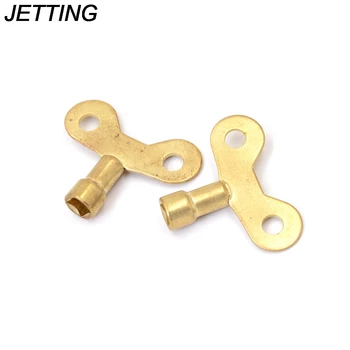 

New Radiator Plumbing Bleed Key Square Socket Hole Water Tap Faucet Key 2pcs key for water tap Solid Brass Special lock