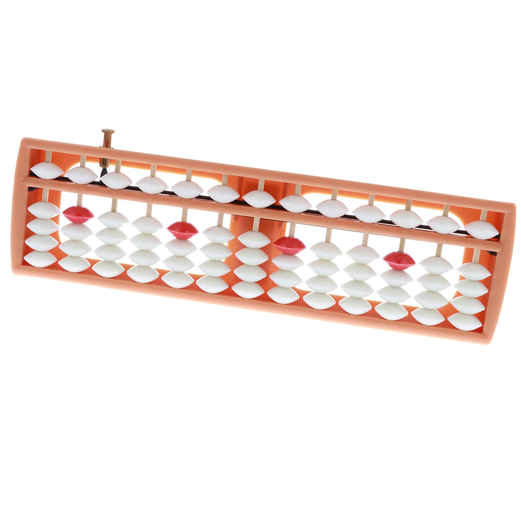 Ancient 13 Rows White Beads Chinese Abacus Arithmetic Number Counting Aid Tool Educational Mathematics Toy Maths Calculating Ancient 13 Rows White Beads Chinese Abacus Arithmetic Number Counting Aid Tool Educational Mathematics Toy Maths Calculating