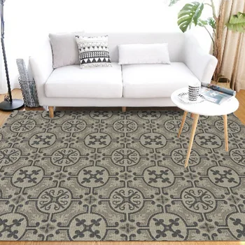 

European and American geometry simple Persian carpet living room sofa table bedroom full kitchen study rug anti-skid mat home