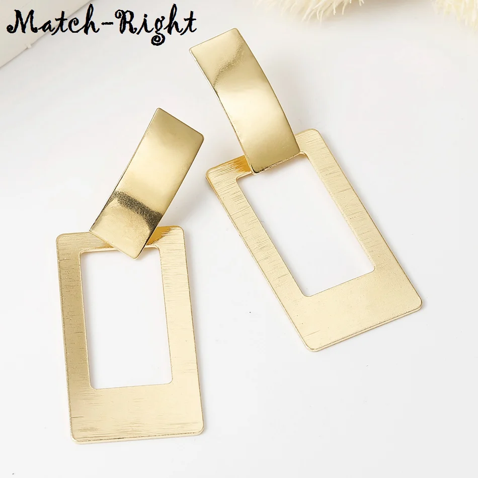 Модные золотые/серебряные/цветные Серьги Match Right