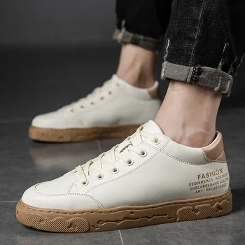 

Hot selling four seasons breathable men's outdoor leisure sports shoes comfortable shoes Korean waterproof student shoes