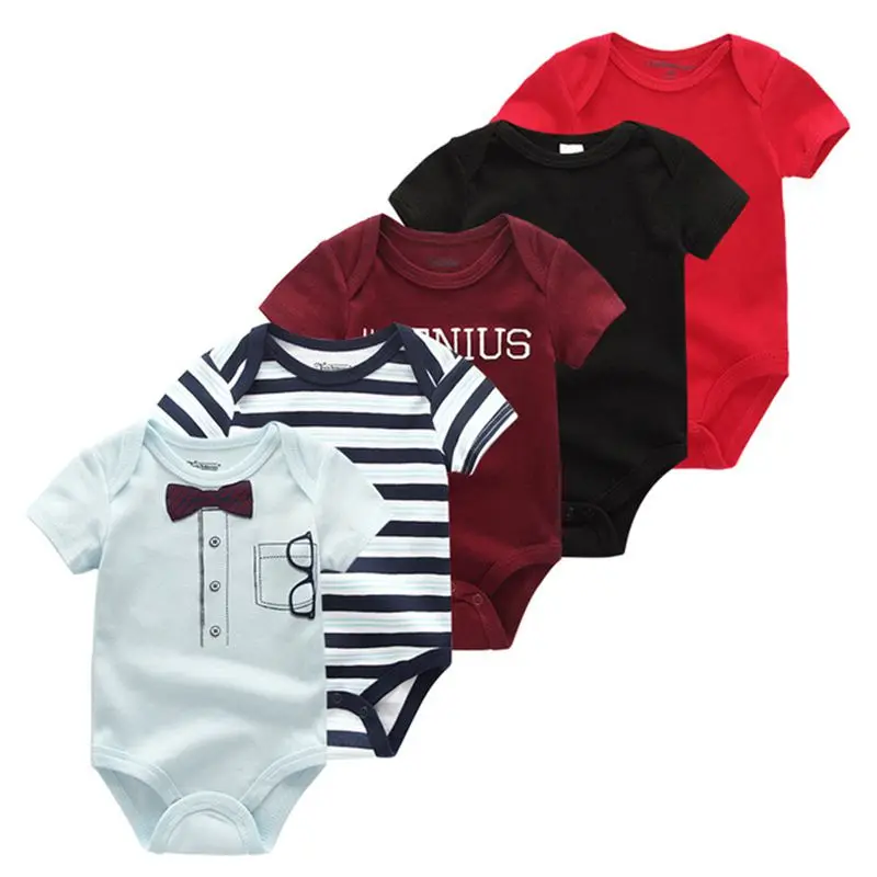 Зимняя одежда для малышей; 5 шт./лот; детские комбинезоны; г.; комбинезоны с короткими рукавами для новорожденных мальчиков и девочек; одежда для малышей - Цвет: BDS5089