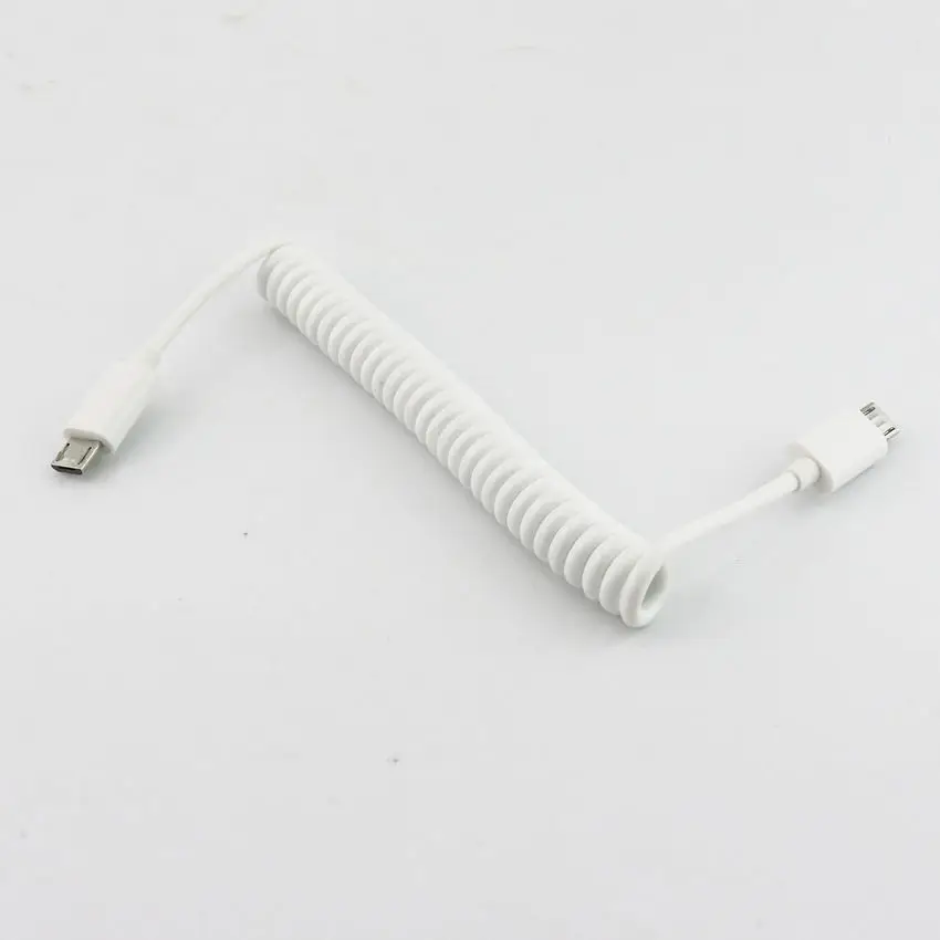 2 шт. Кабель адаптер Micro USB B 5 Pin к штекер спиральный 3 фута|Кабели передачи данных| |
