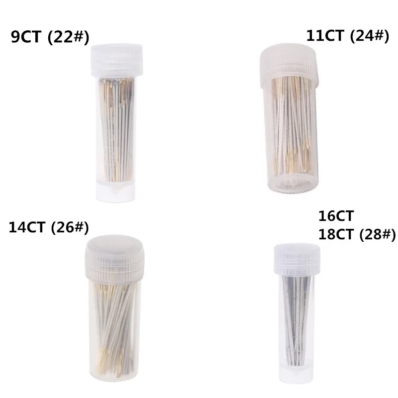 FREE Shipping Top Quality 26# 14CT cross stitch needles embroidery #26 28 24 22 100pcs/bag | Дом и сад