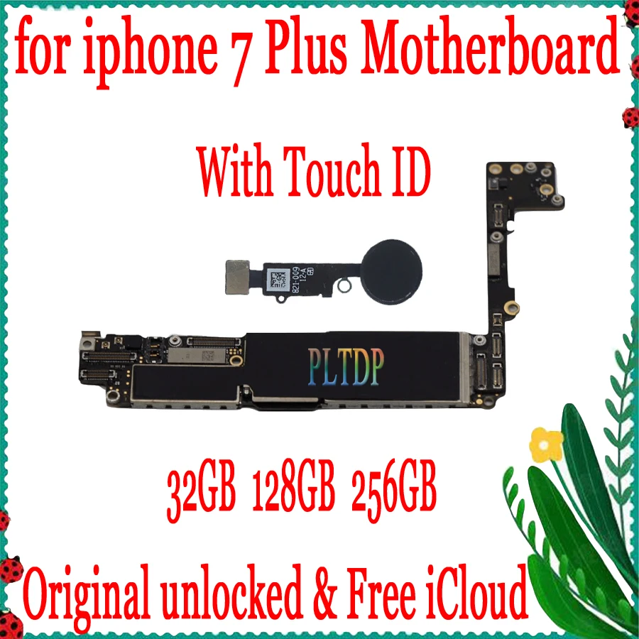 Оригинальная материнская плата с заводской разблокировкой для iphone 7 Plus 5 дюйма Touch