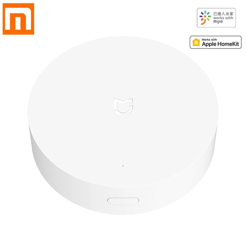 Newest Xiaomi Multimode Smart Home Gateway ZigBee WIFI Bluetooth Mesh Hub Work With Mijia APP Apple Homekit Intelligent Home Hub