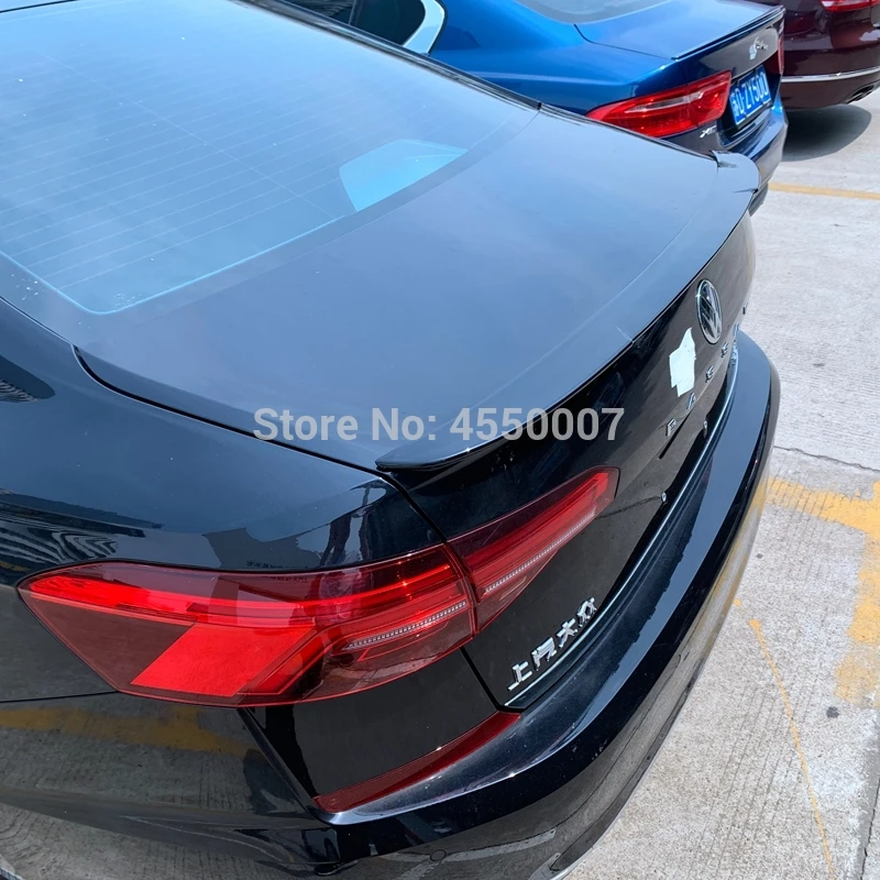 For Volkswagen Passat Spoiler High Quality ABS Material Primer Color Rear Trunk Wing Spoiler Car Lip Wing