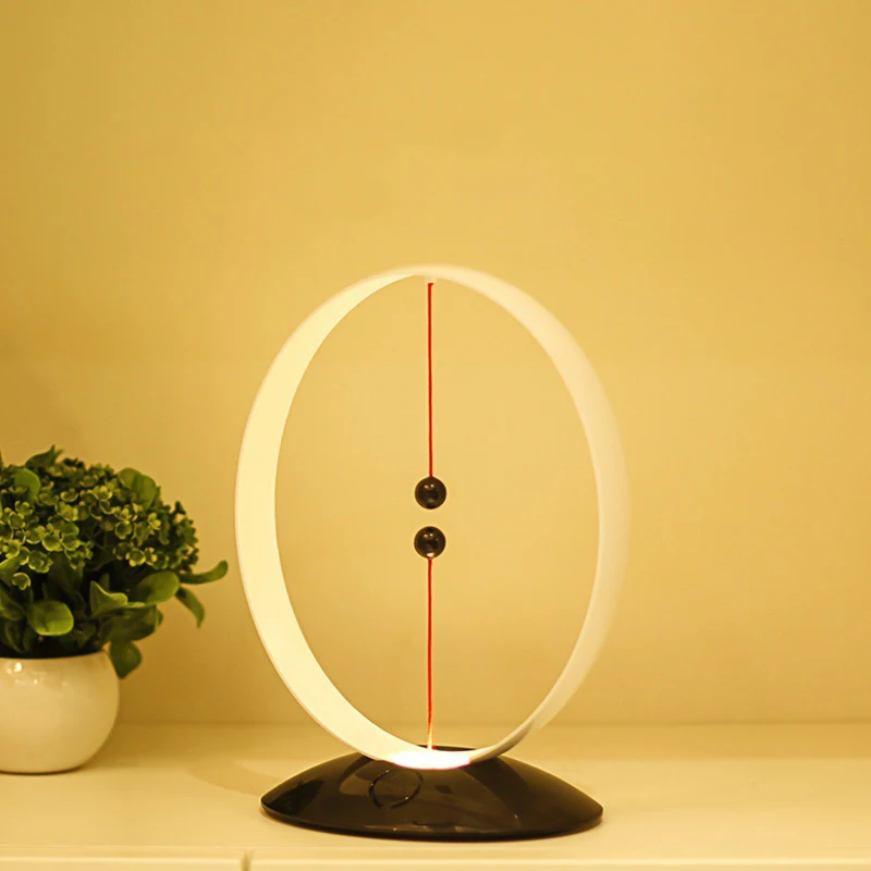

Intelligent creative magnetic suction balance lamp magnetic suspension table lamp, Ambient Light,desk lamp,Bar lamp,Bedside lamp