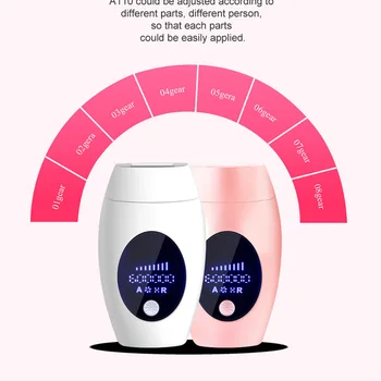 

1PC 600000 Flash Professional Permanent IPL Laser Depilator LCD Laser Hair Removal Device Women Painless Hair Remover Machine