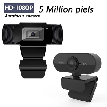

S70 5 Megapixel Auto Focus HD Webcam 1080P PC Web USB Camera Cam Video Conference with Microphone for Laptop Computer