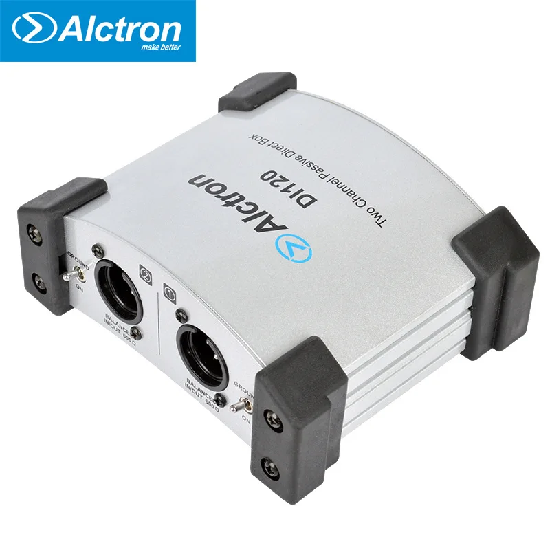 Alctron DI-120 DI Direct Box New Arrive Passive Stereo DI Direct Box 2 Channels Alctron DI120 