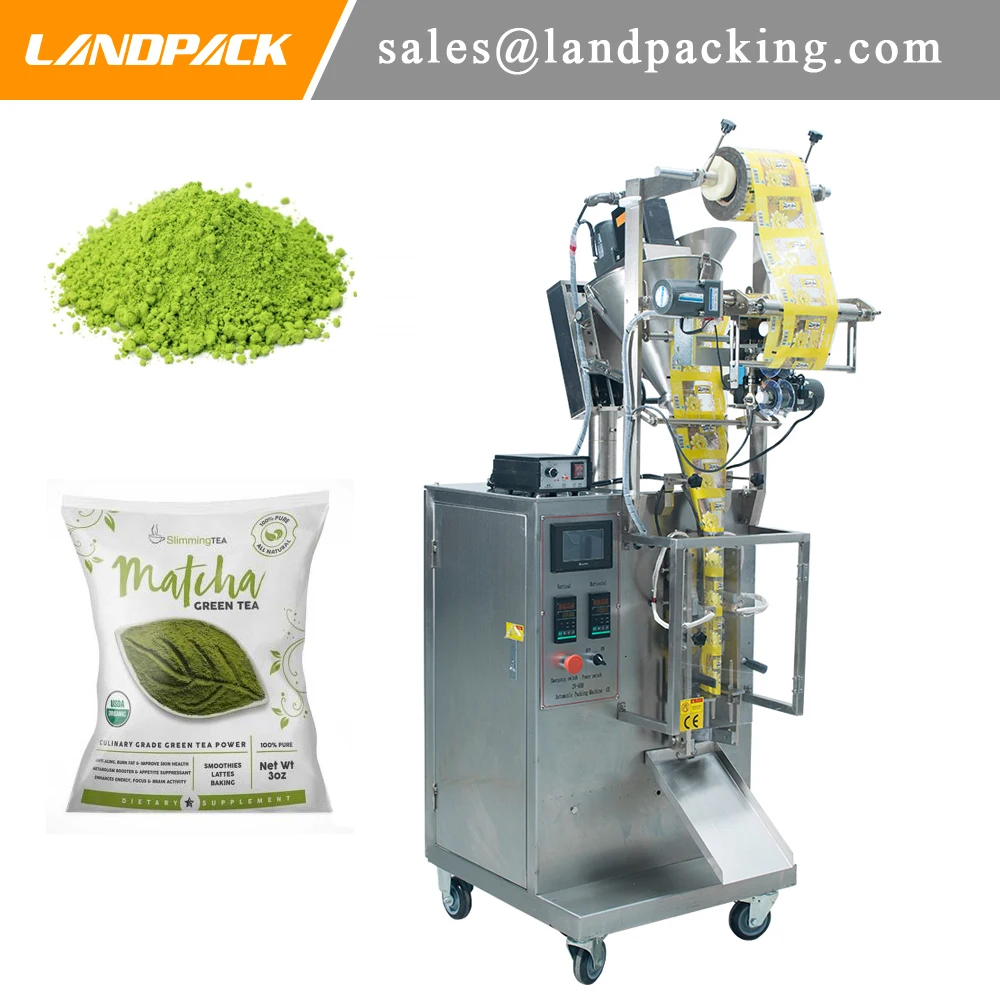 

Multifunction Matcha Powder Sachet Packing Machine Price 1 Kg Tea Powder Vertical Form Fill Seal Machine Discount Price