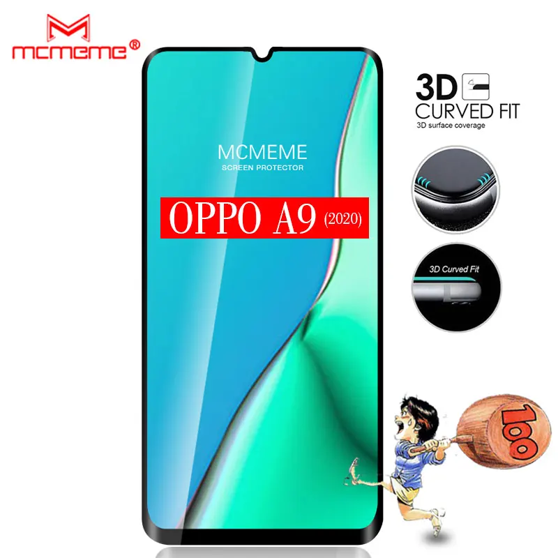 For oppo a9 (2020) Glass Tempered For oppo A5 (2020)  A9 A5 2020 Screen Protector Full Cover Film Tempered Glass