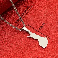 Suomen Tasavalta Map Pendant Necklaces for Women Suomi Finland Maps Chain Jewelry 2