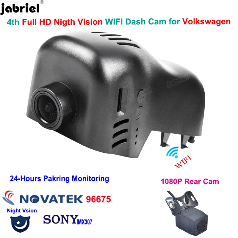 

Full HD WIFI 24H Car Dvr Dash Camera for Volkswagen vw golf Polo Tiguan Passat Touran Jetta Arteon Touareg Multivan Magotan EOS